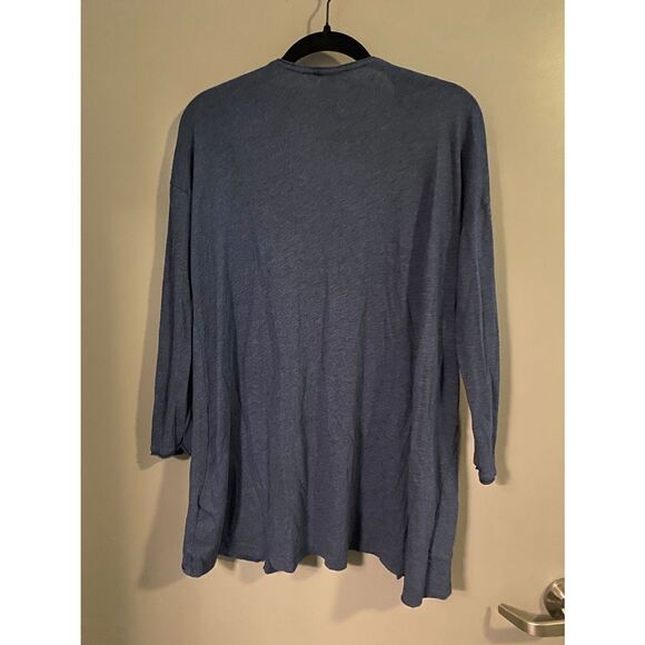 H&M Women’s Basic 3/4th Sleeve Lightweight Navy Cardigan Size Medium NWOT - Picture 2 of 6